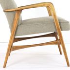 Vintage Fauteuil Herenmodel' Duivendrecht New Upholstery | 2 Stuks Op Voorraad thumbnail 6