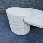 Maitland Smith Designer Salontafel Van Mactan Stone En Travertin thumbnail 6