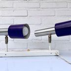 Vintage Purple Double Wall Sconce, Muurlamp, Mid Century Dubbele Spot Licht thumbnail 4