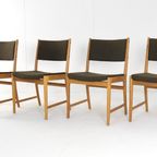 Set 4 Kai Lyngfeldt Larsen Voor Soren Willasden Stoelen Vintage thumbnail 17