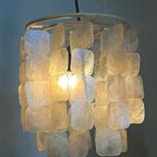 Set Van 2 Capiz Schelpen Schelp Hanglamp Hanglampen Bamboe Frame thumbnail 13