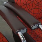 Set Van 2 Mooie En Comfortabele Leolux Design Fauteuils/armchairs Model Scylla Met Extra Rugkusse thumbnail 8