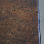 Charmante, Grote Antieke Engelse Bijzettafel/ Stool Met Een Prachtig Patina thumbnail 14