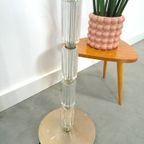 Jaren 70 Glazen Vloerlamp Met Chroom thumbnail 5