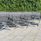 6x Una Design Bureaustoel Icf Mesh Zwart Netweave thumbnail 20