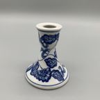 Kandelaar Porselein Blauw Wit Rond thumbnail 6
