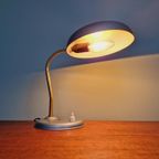 Gelede Lamp In Grijs/Blauw Gelakt Metaal, Bauhaus-Stijl thumbnail 10
