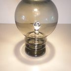 Vintage Bulb Moon Glazen Tafellamp Van Glashutte Limburg thumbnail 3