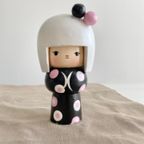 Grote Geschilderd Japanse Momiji Doll ~21Cm thumbnail 8