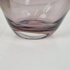 Vintage Cristallo Venezia Ccc Schaal Kom Blauw Amber Murano thumbnail 4