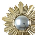 Gouden Zonnespiegel Sunburst Butler Convex Spiegel 37Cm thumbnail 3