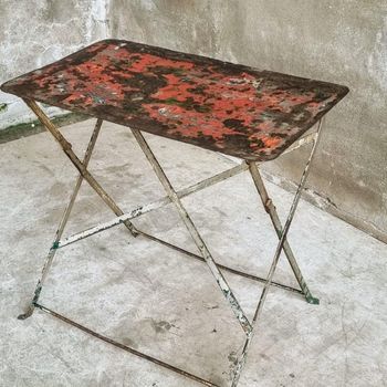 TUINTAFEL ROND MET GLASPLAAT in Veenendaal - Tuin en Terras