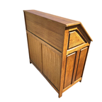 Symmetrical / Solid Oak Desk / Secretaire / Secretary With Drawers thumbnail 7