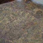 Unieke En Karaktervolle Set Van 6 Originele Antieke Hollandse Leren Eetkamerstoelen thumbnail 20