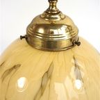 Art Deco Glazen Hanglamp Gemarmerd thumbnail 7