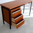 Vintage Bureau | Desk | Teak | Jaren 60 thumbnail 10
