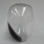 Glazen Vintage Vaas Hoogte 24 Cm thumbnail 2