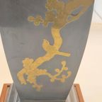 Set 2 Vintage Tafellamp Tin Messing ’60 Mid Century Japandi thumbnail 5