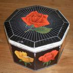 3 X Mooie Vintage Blikken Rond Bloemen Design thumbnail 9