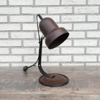 Vintage Bureaulamp Bruin thumbnail 4