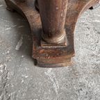 Antique Marble Top Pedestal Table thumbnail 9