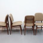 Set Van 4 Vintage Stoelen Milaan Louis Van Teeffelen thumbnail 8