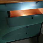 Giorgetti Set 1990 By Umberto Asnago Bed Sidetables / Sidetables / Sideboard With Drawers. thumbnail 12