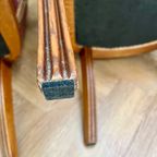 Set Vintage Wijnrode Chesterfield Fauteuils thumbnail 4