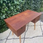 Vintage Retro Teak Bureau Jaren 60 thumbnail 9