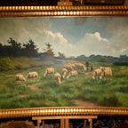 Henri Matthijs (xix-xx) Schapen Met Herder thumbnail 5