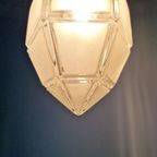 Art Deco Hanglamp In Gesatineerd Glas, 1920-30s thumbnail 8