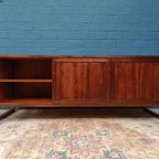 Vintage Palissander Lowboard, Deens Design Van Mørke Møbelfabrik, Jaren 60 thumbnail 7