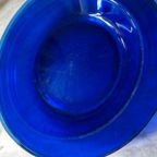 4x Diep Bord Blauw Glas thumbnail 7