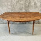 Antieke Eettafel Tafel Franse Wandtafel thumbnail 19