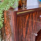Retro Vintage Mid-century Dressoir,high-board,mid-board,barkast thumbnail 6