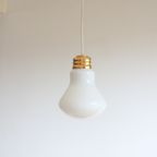 Glass Lightbulb Shaped Pendant Lamp thumbnail 6