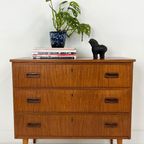 Scandinavisch Vintage Teak Fineren Ladekast Selfors thumbnail 7