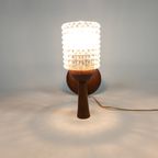 Dutch Design - Philips - Wandlamp - Teak - Kristal - 1960'S thumbnail 3