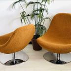 Vintage Ikea Draaifauteuil Tirup Swivel Egg Chair Teddy Prijs Per Stuk! thumbnail 4