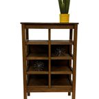 Art Deco Wandkast Vakkenkast Jaren 30 Eiken Open Kast thumbnail 4