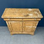 Sleetse Brocante Beige Commode Kast thumbnail 8