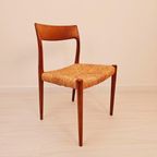 Vintage Deens Design Stoelen, Niels Otto Møller 1960, Teak thumbnail 3