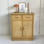 Vintage Rotan Kast Bamboe Bohemian thumbnail 2