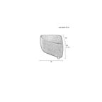 Zuiver Hunter Bank Element Rond Hoek Links Navy thumbnail 2