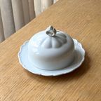 Vintage White Porcelain Butter Dish thumbnail 8