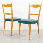 Set Of 6 Italian Modern Dinning Chairs From 1950’S thumbnail 4