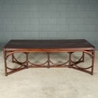 Vintage Manou/Bamboe Eettafel Xl thumbnail 6