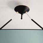 Scandinavische Dubbele Hanglamp In Opaline En Amethistglas thumbnail 10