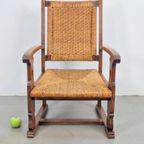 Vintage Brutalist Fauteuil Biezen Eiken ‘20 Stoel Japandi thumbnail 8