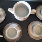 Mid Century Vintage Gerzit West Germany Koffie Of Thee Servies. 15 Delig. thumbnail 12